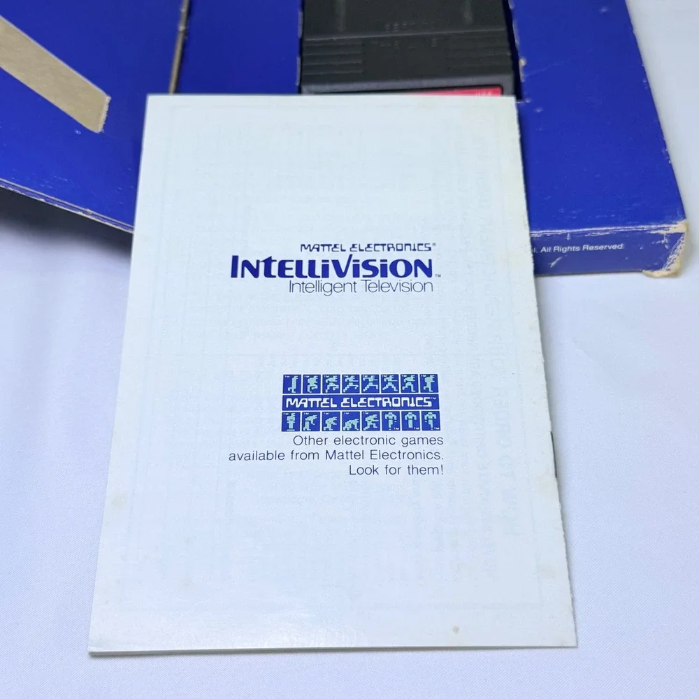 Mattel Intellivision Star Strike Video Game Cartridge Boxed 1981 Model 5161